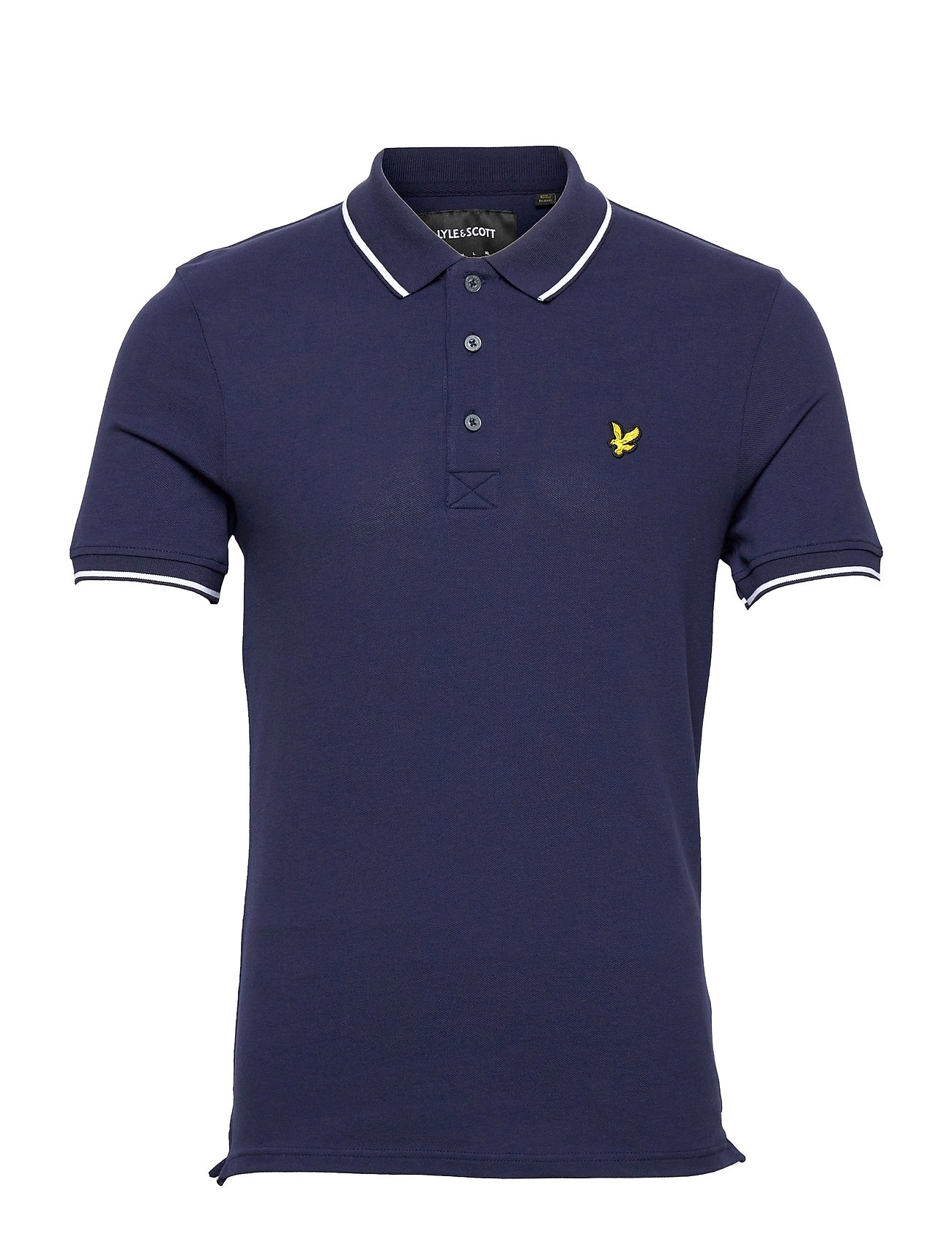 Tipped Polo Shirt Blue Lyle & Scott 104460