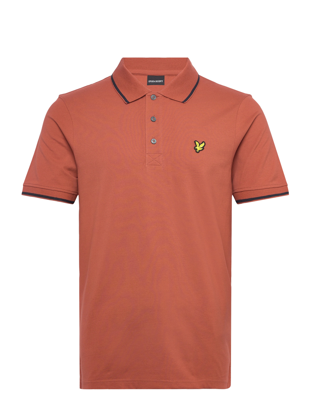 LYLE & SCOTT Tipped Polo Shirt Orange - XXL - Herren