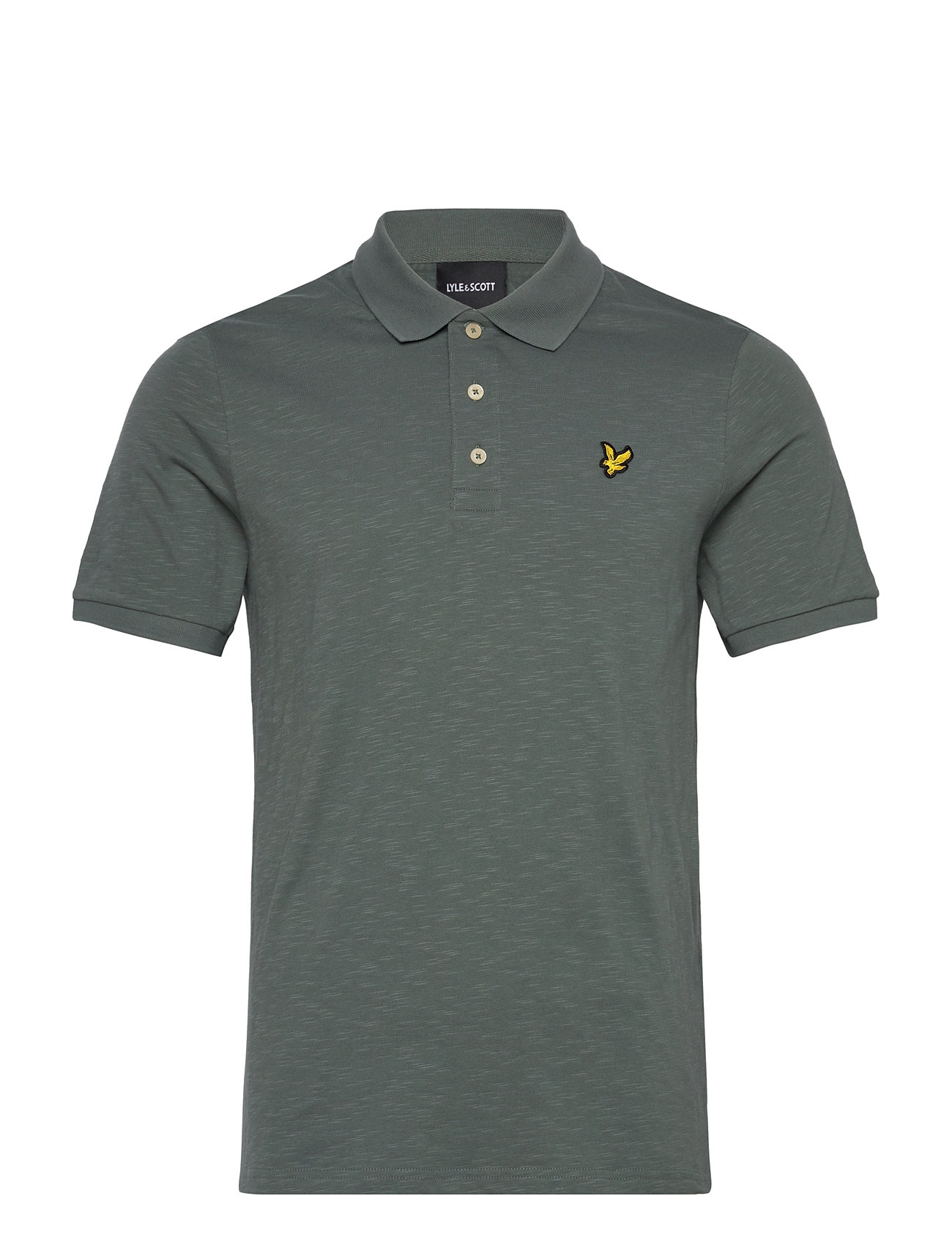 Lyle & Scott Slub Polo Shirt Grön