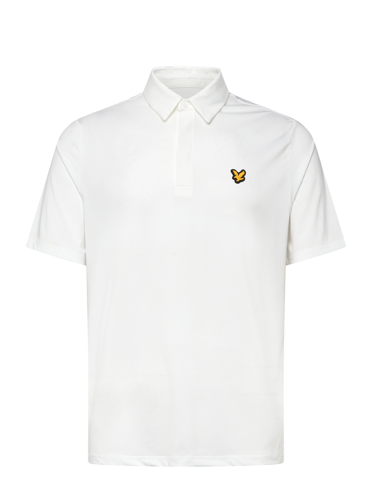 Lyle & Scott Golf Concealed Placket Polo Shirt, S, White, Sport Polos > Sport Short-sleeved Polos, Herre
