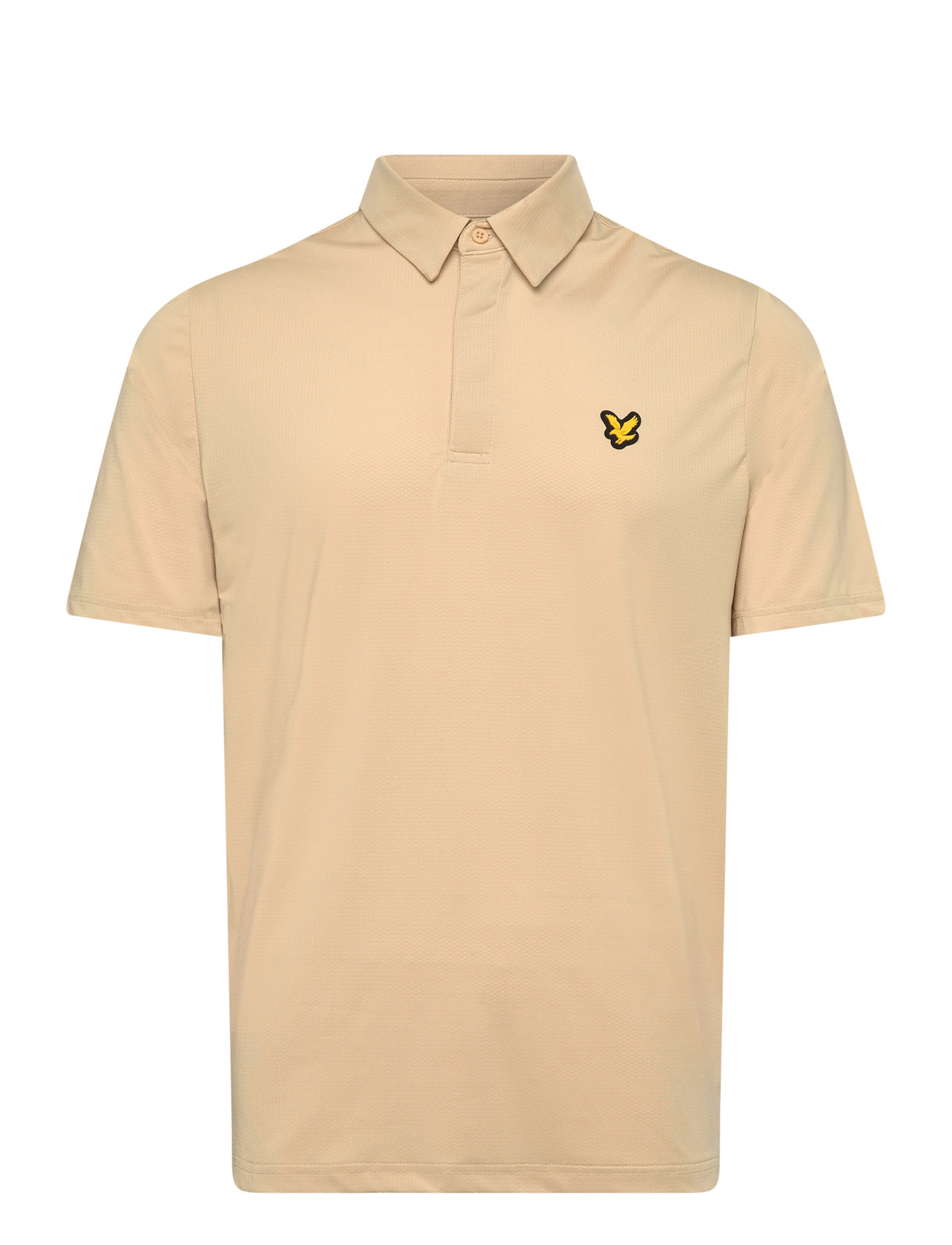 Lyle & Scott Golf Concealed Placket Polo Shirt, L, Coral, Sport Polos > Sport Short-sleeved Polos, Herre