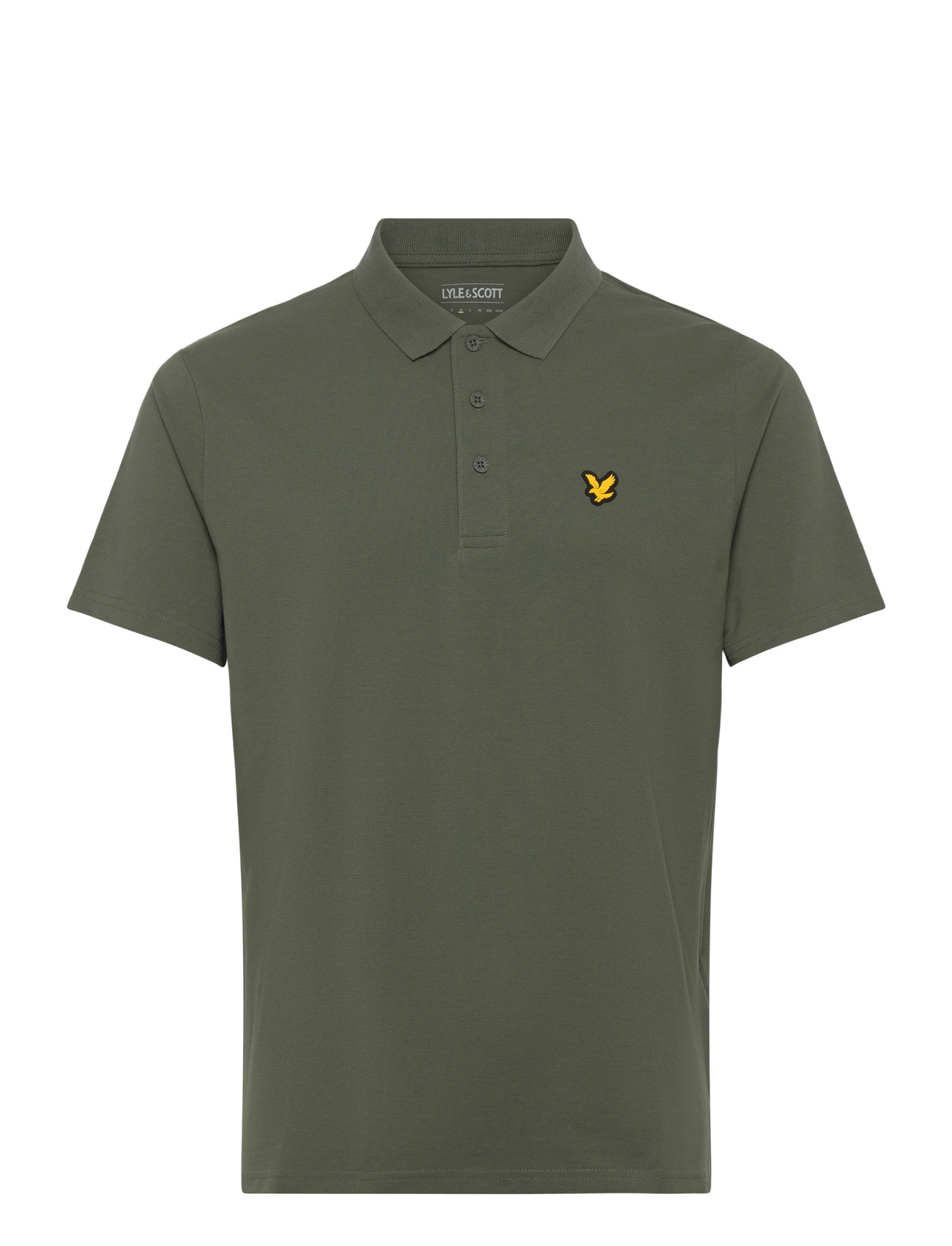 Lyle & Scott Golf Core Polo, L, Khaki green, Sport Polos > Sport Short-sleeved Polos, Herre