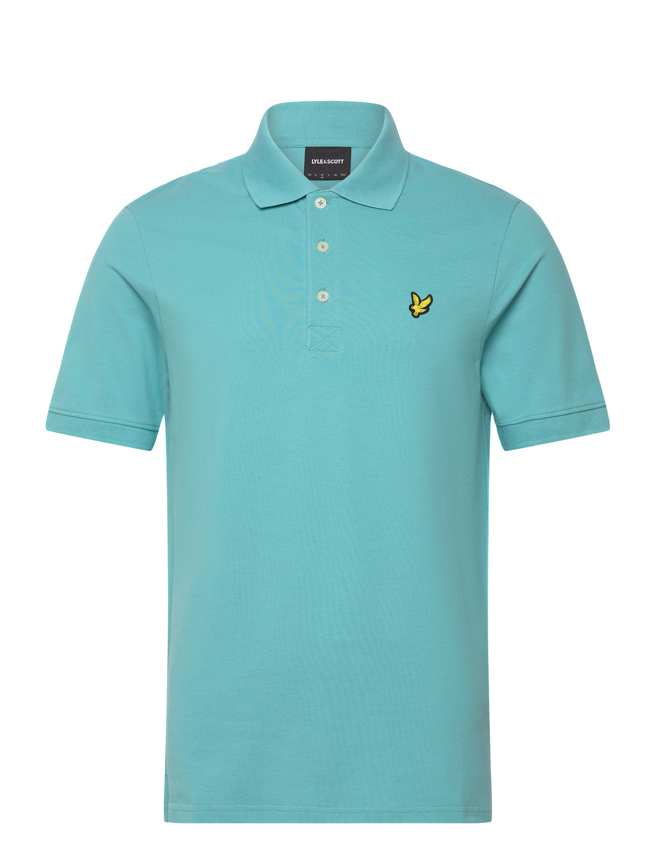 Plain Polo Shirt Blue Lyle & Scott 100972