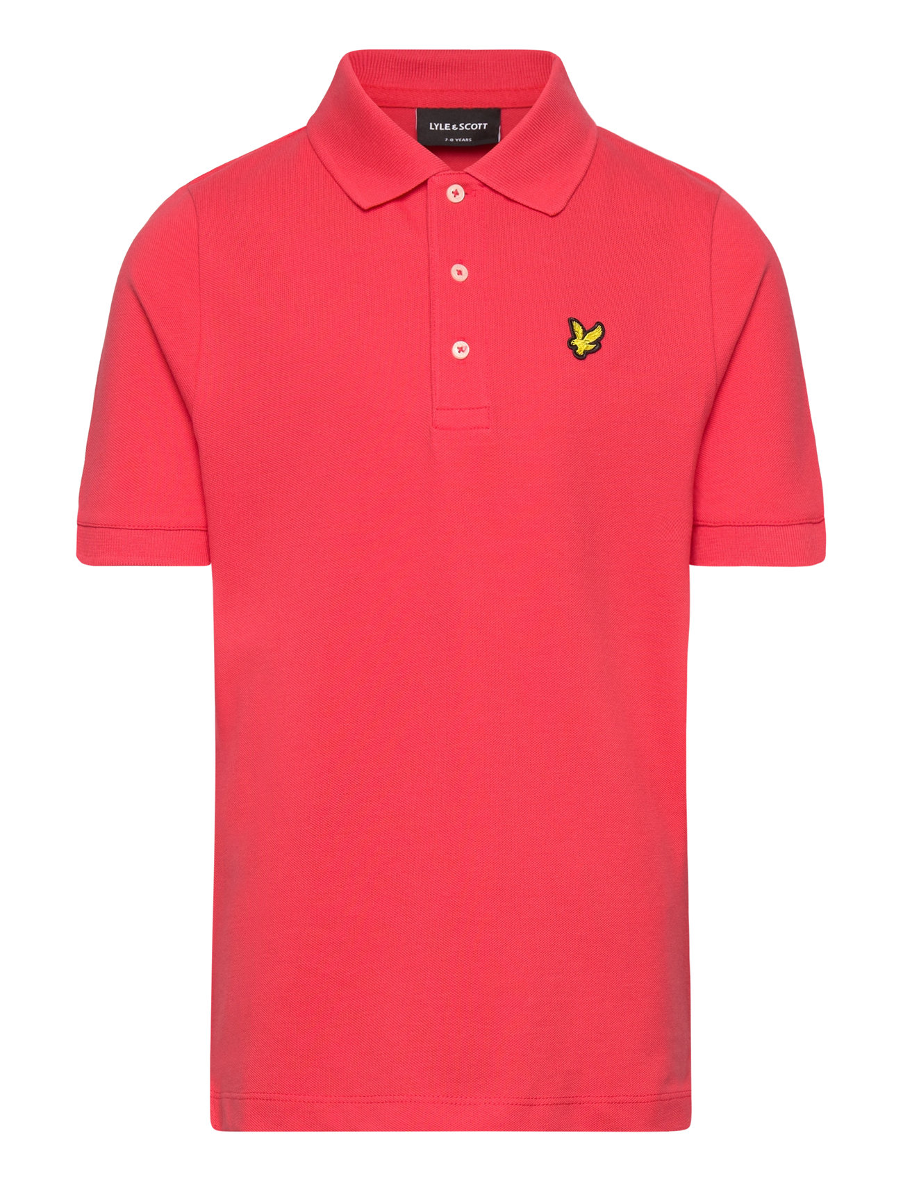 Lyle & Scott Plain Polo Shirt Röd