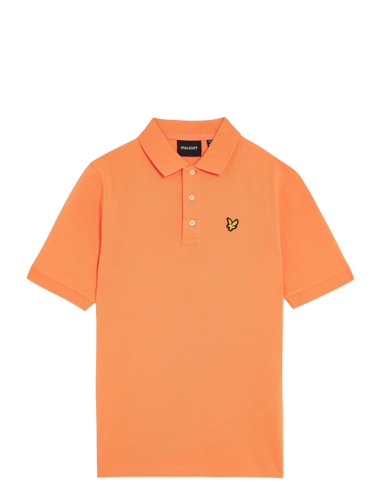 Lyle & Scott Plain Polo Shirt Orange