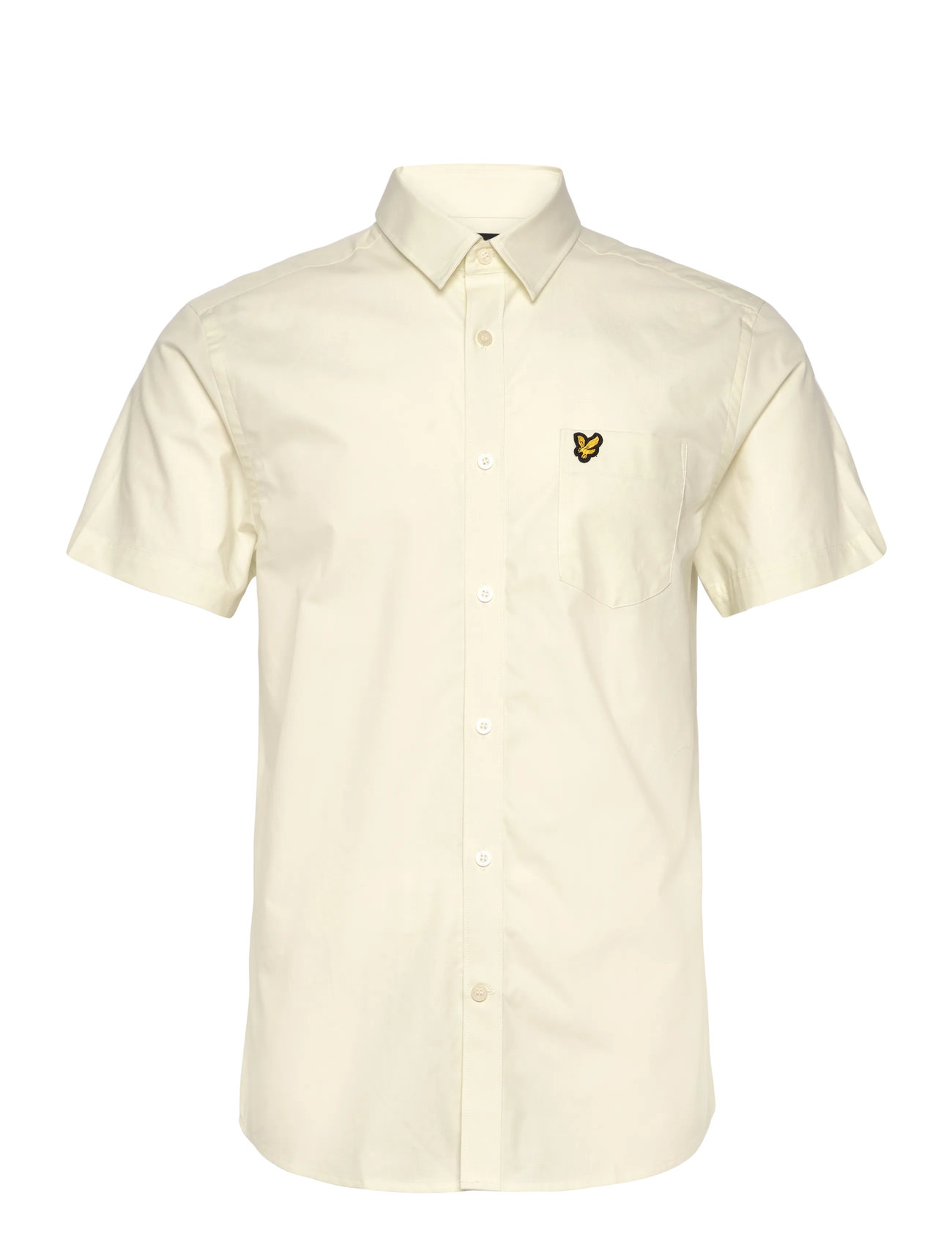 LYLE & SCOTT Plain Poplin Kurz Sleeves Shirt Weiß - S - Herren