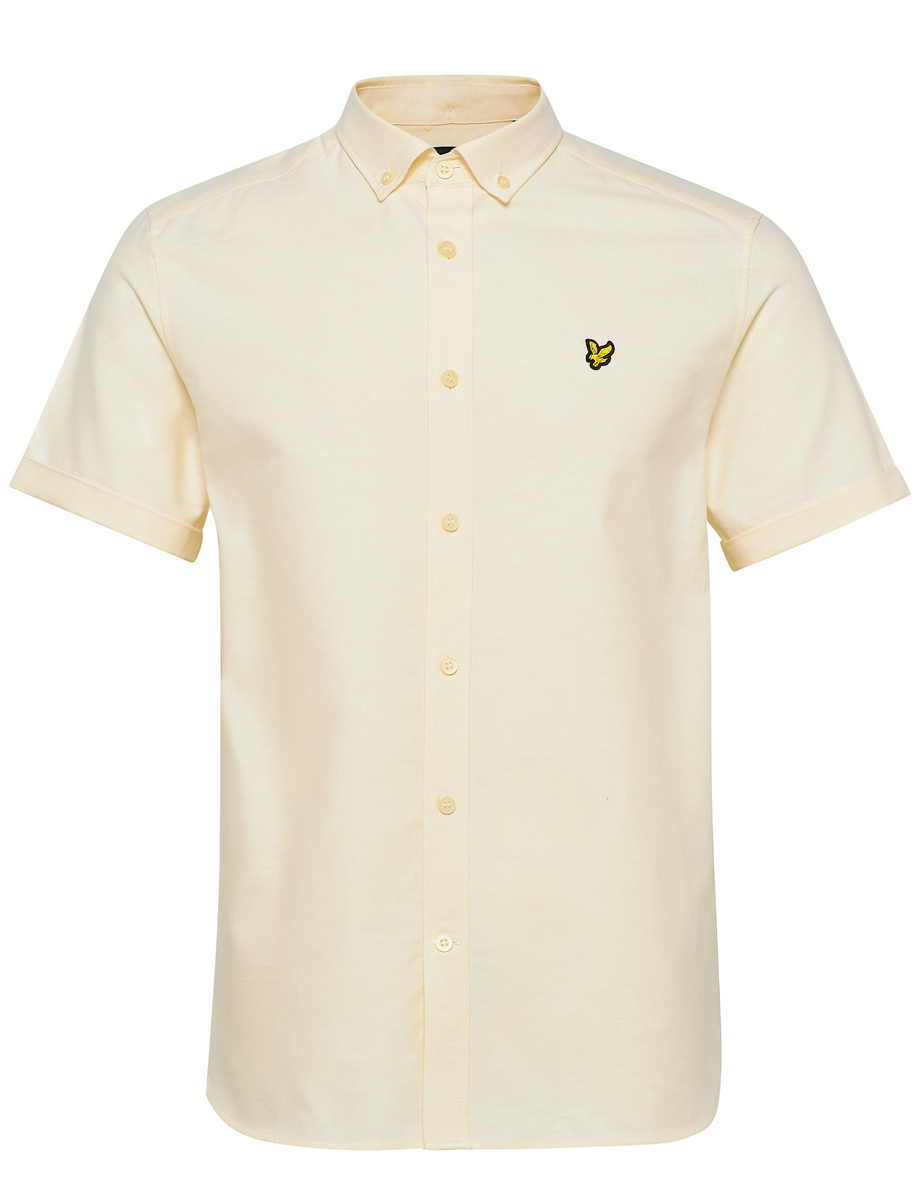 Ss Oxford Shirt Overhemd Met Korte Mouwen Wit Lyle Scott lyle scott kopen in de aanbieding