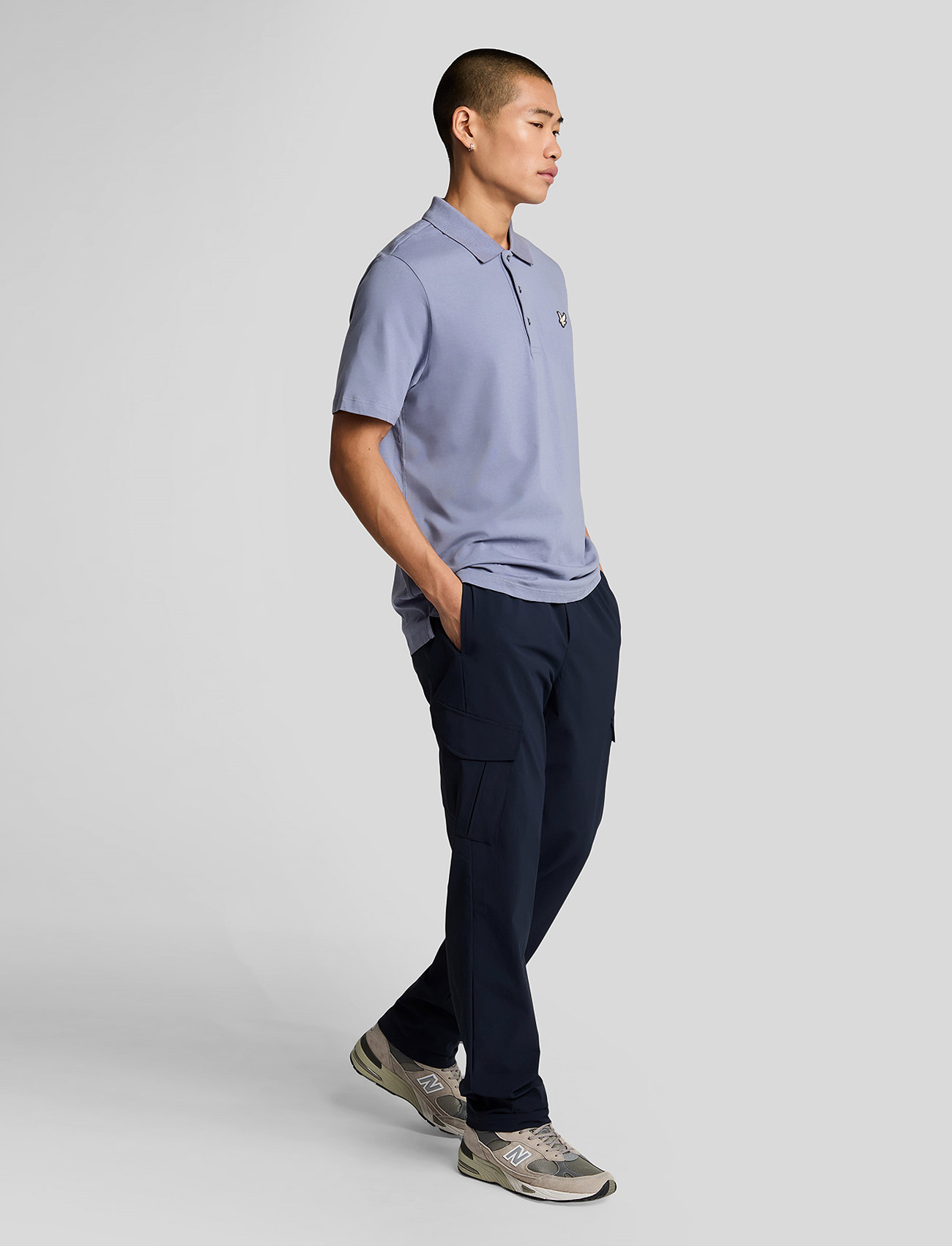 Lyle & Scott Nylon Cargo Trouser, XS, Navy, Bukser > Cargo-Bukser, Herre