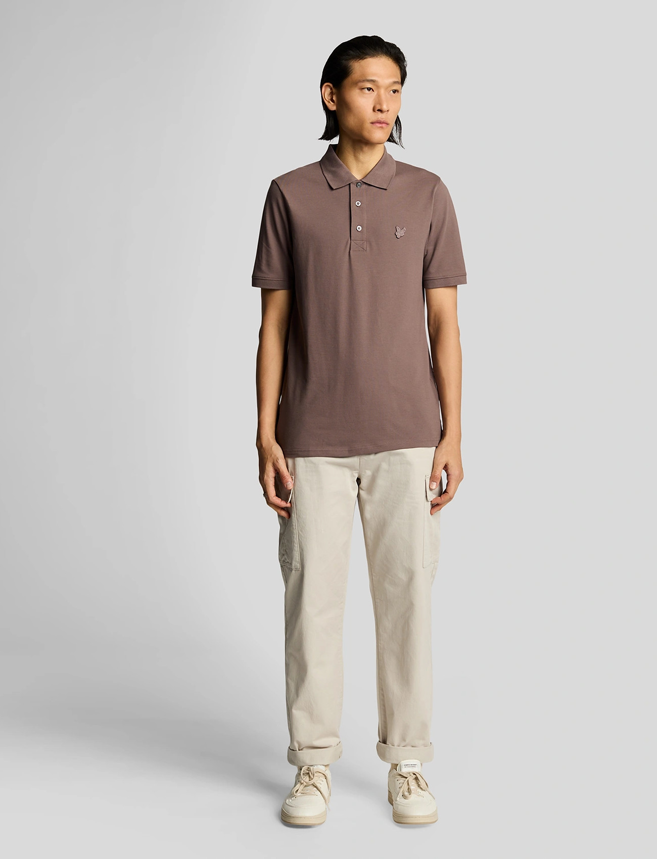 Lyle & Scott Cargo Pocket Trouser, W30L30, Beige, Bukser > Cargo-Bukser, Herre