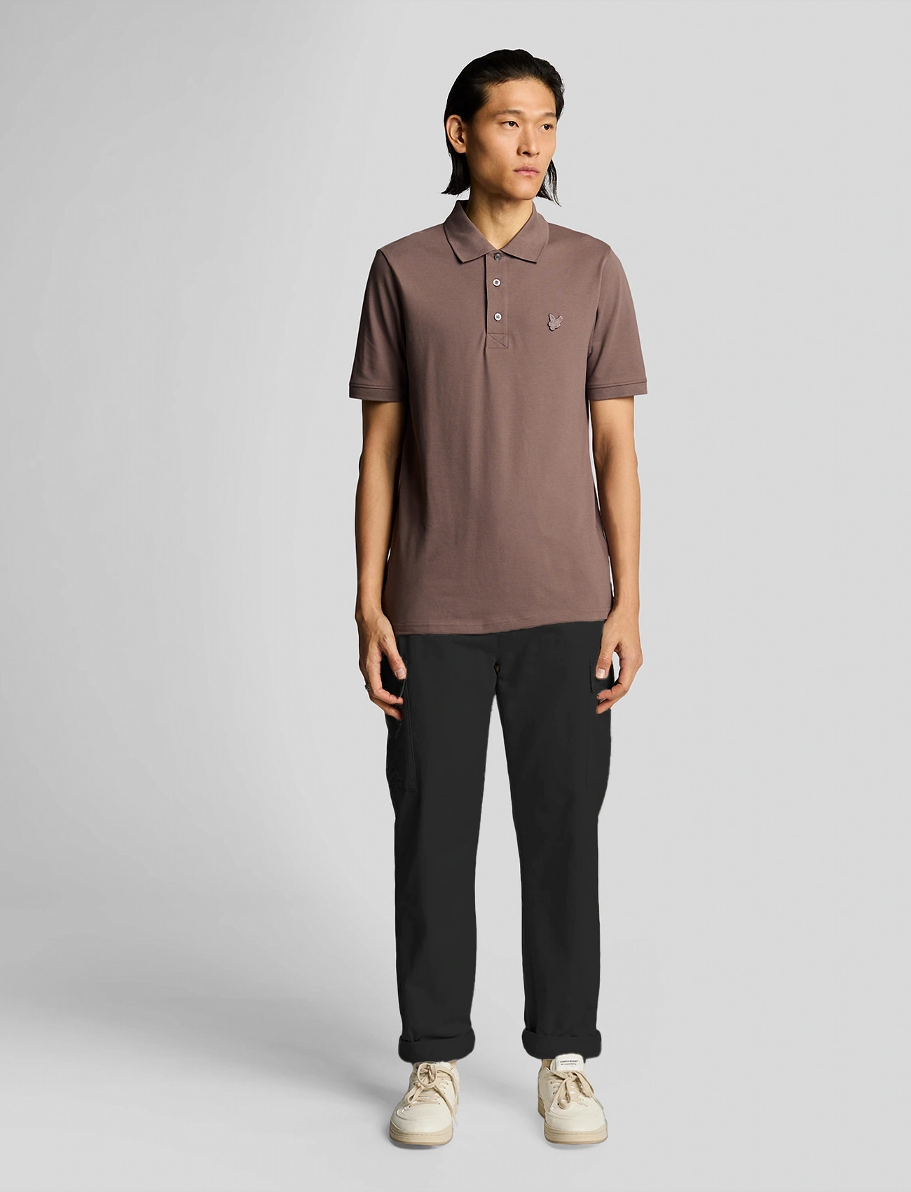Lyle & Scott Cargo Pocket Trouser, W34L30, Black, Bukser > Cargo-Bukser, Herre