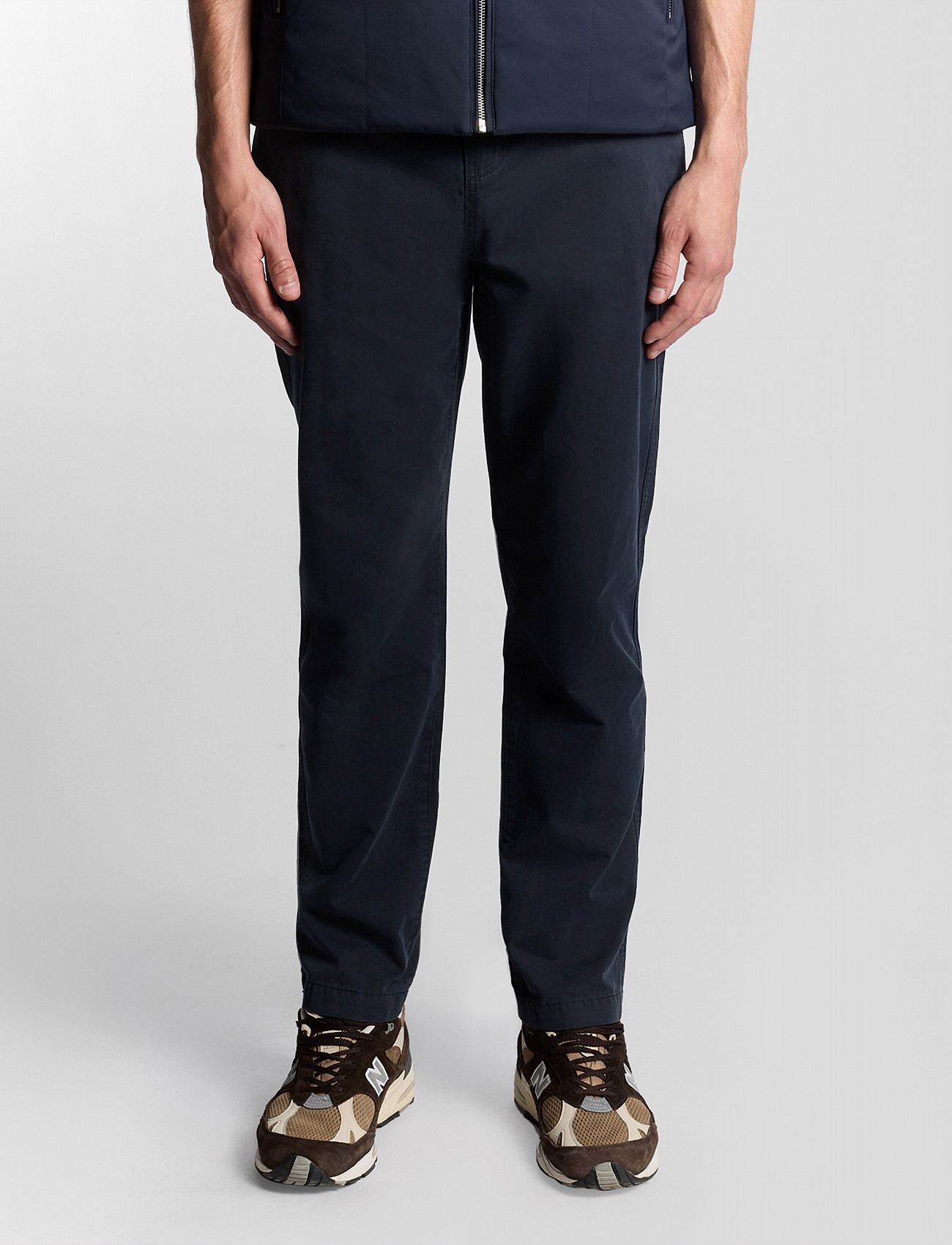 Lyle & Scott Straight Leg Chino, W28L32, Navy, Bukser > Chinos, Herre