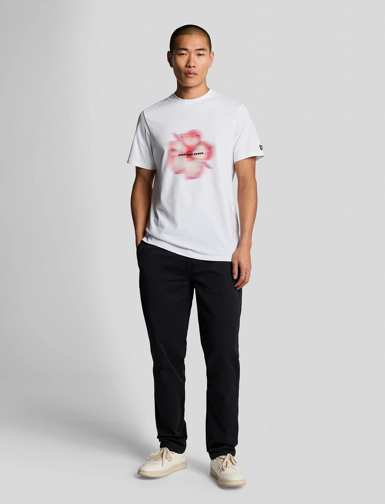Lyle & Scott Straight Leg Chino, W32L34, Black, Bukser > Chinos, Herre