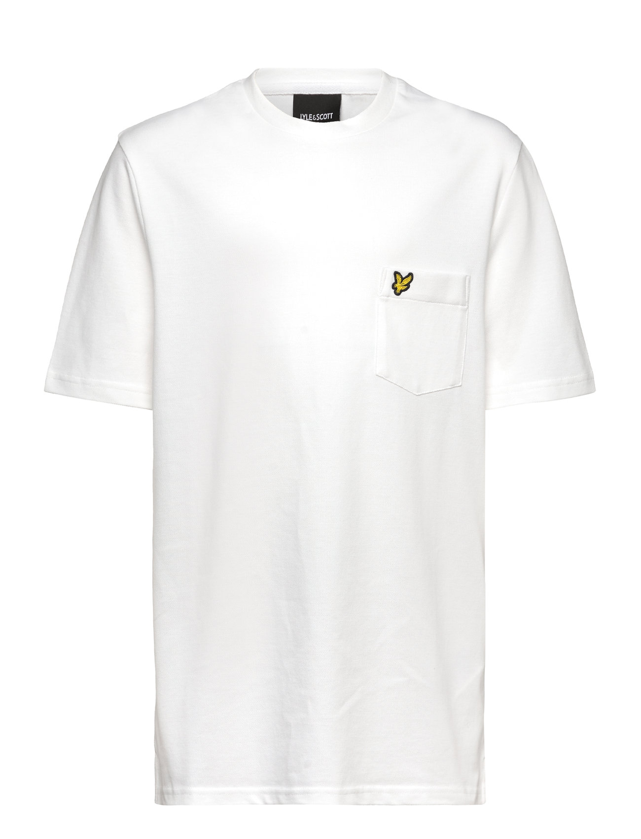 Lyle & Scott Plain Pique Pocket T-Shirt Vit