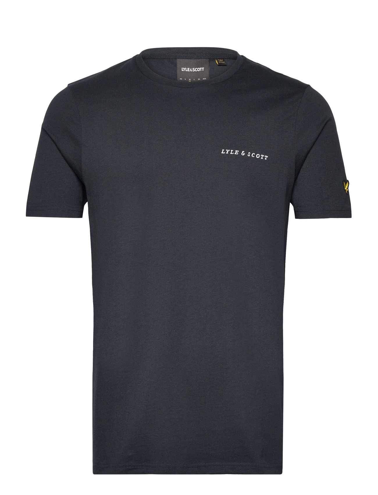 Lyle & Scott Embroidered T-Shirt Marinblå