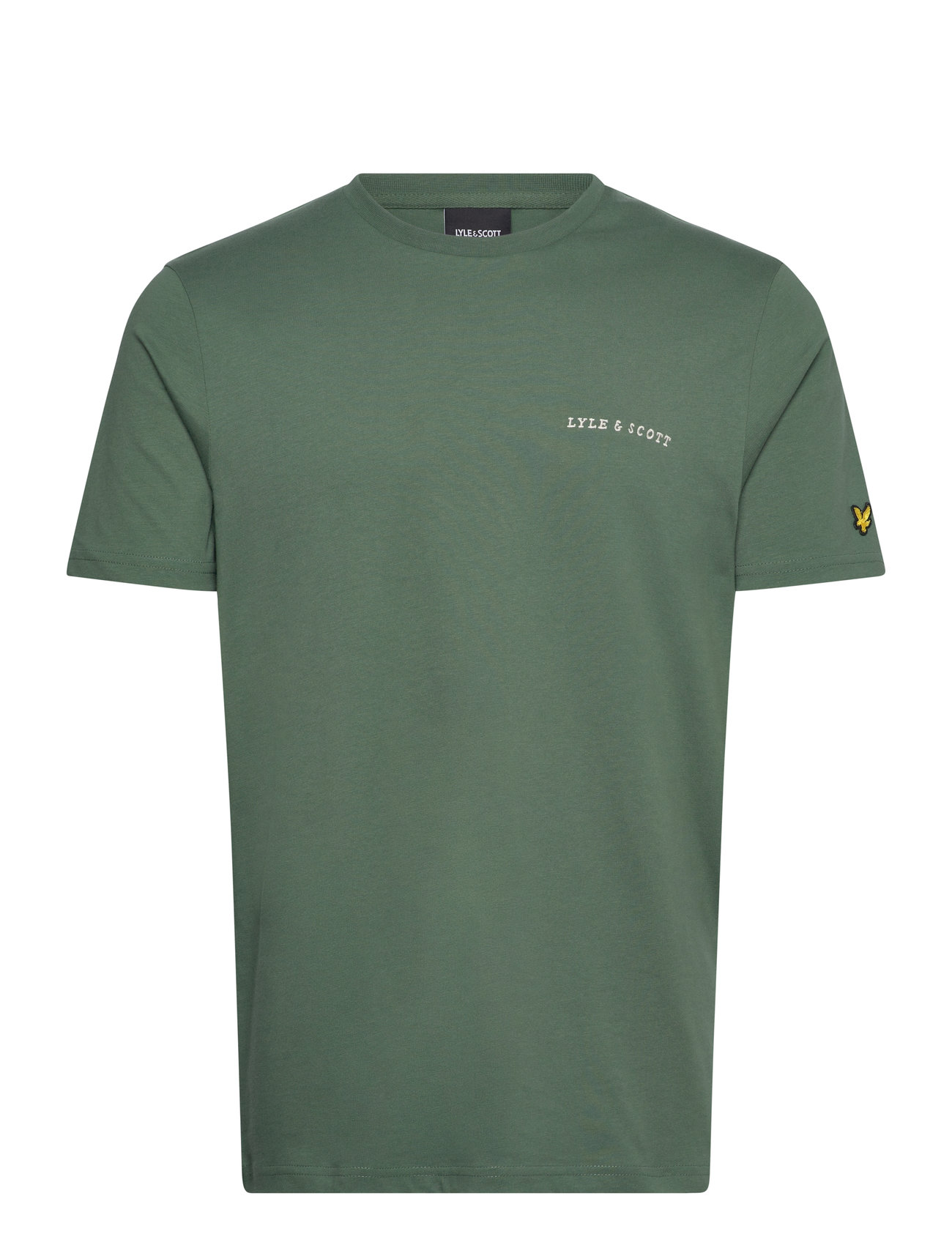 Lyle & Scott Embroidered T-Shirt Khaki Green