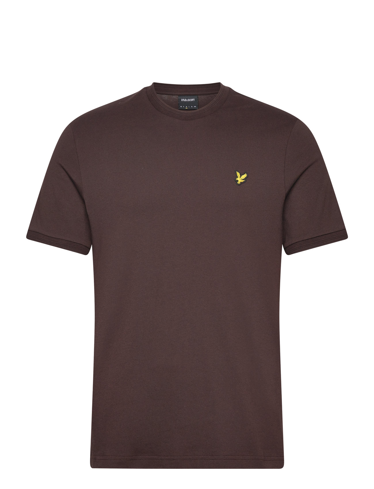 Lyle & Scott Ottoman Tipped T-Shirt Brun