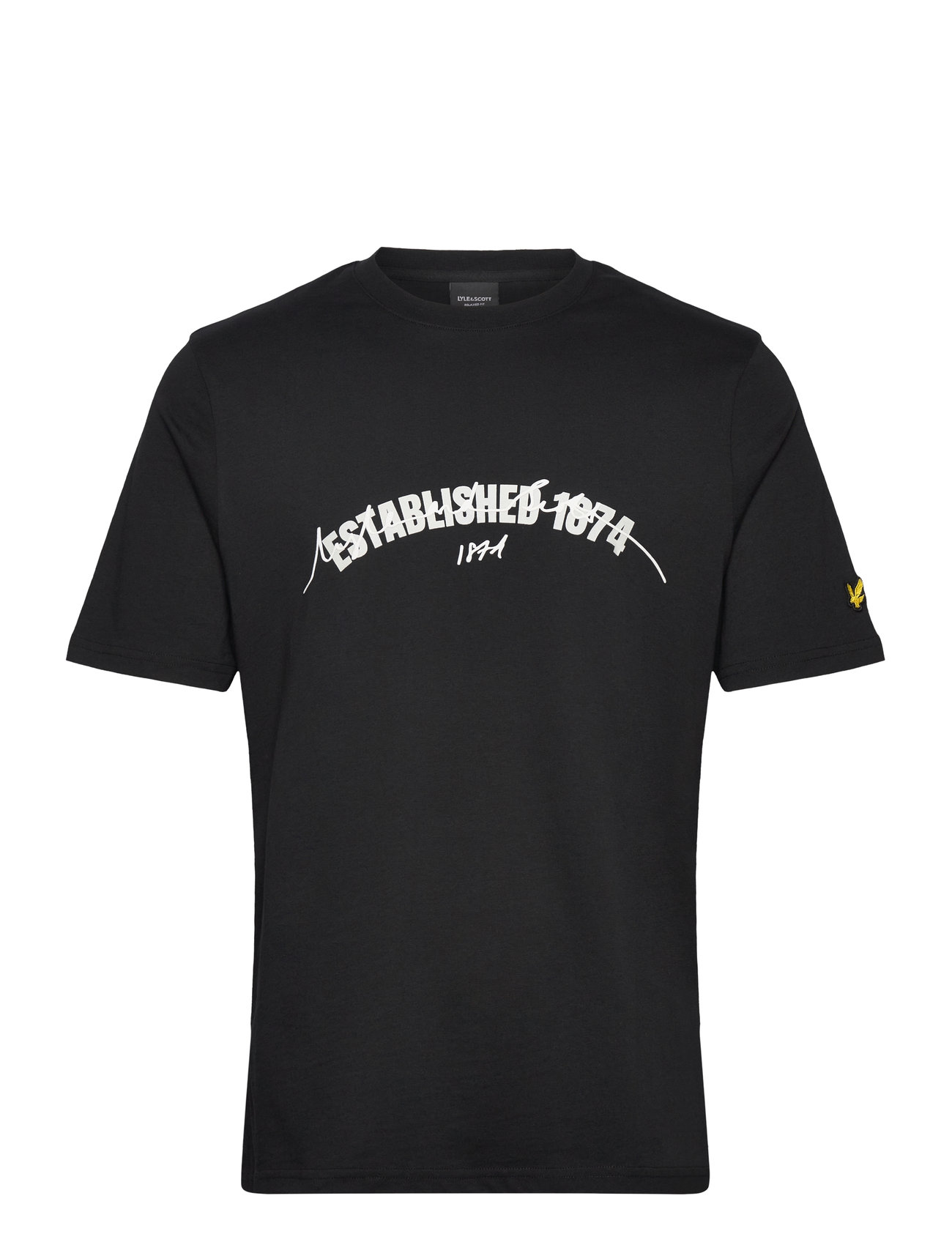 Established 1874 Graphic T-Shirt Black Lyle & Scott