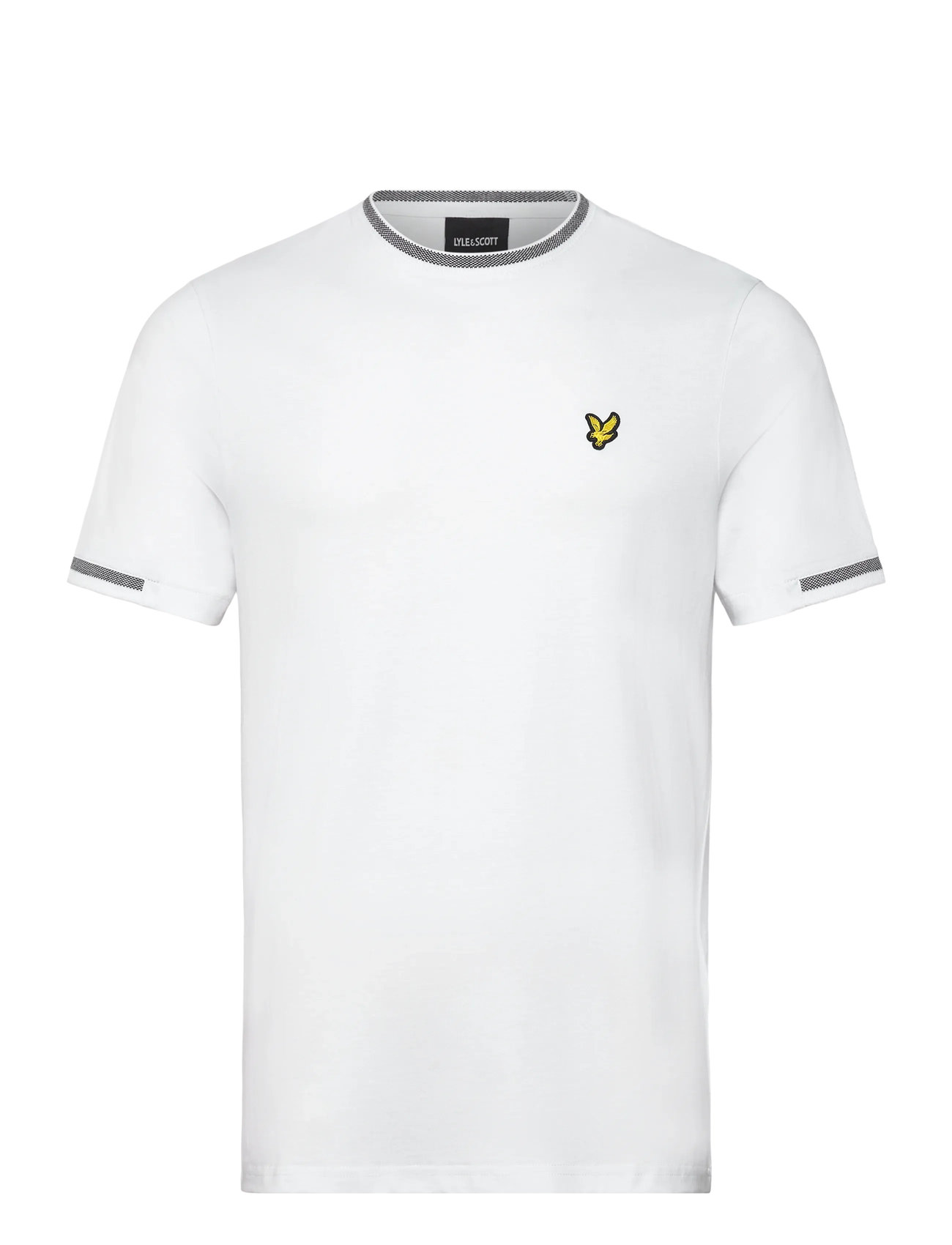 LYLE & SCOTT Birdseye Half Tipped T-Shirt Weiß - M - Herren
