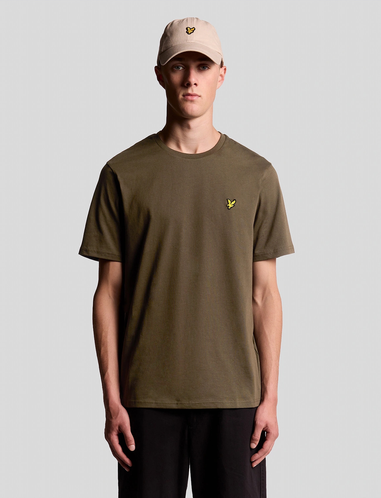 Lyle & Scott Plain T-Shirt, XXL, Brown, T-Shirts > Kortærmede, Herre