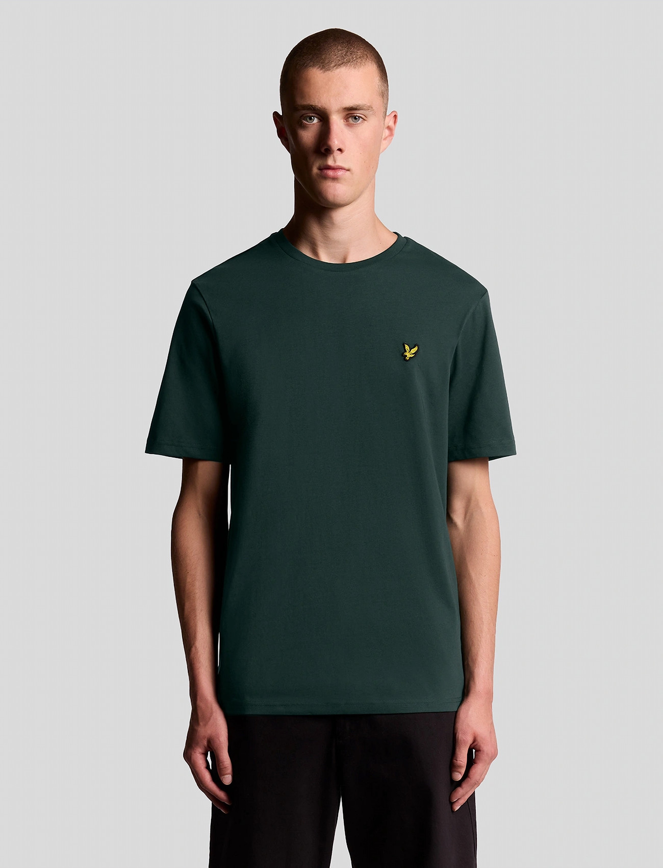 Lyle & Scott Plain T-Shirt, XXL, Green, T-Shirts > Kortærmede, Herre