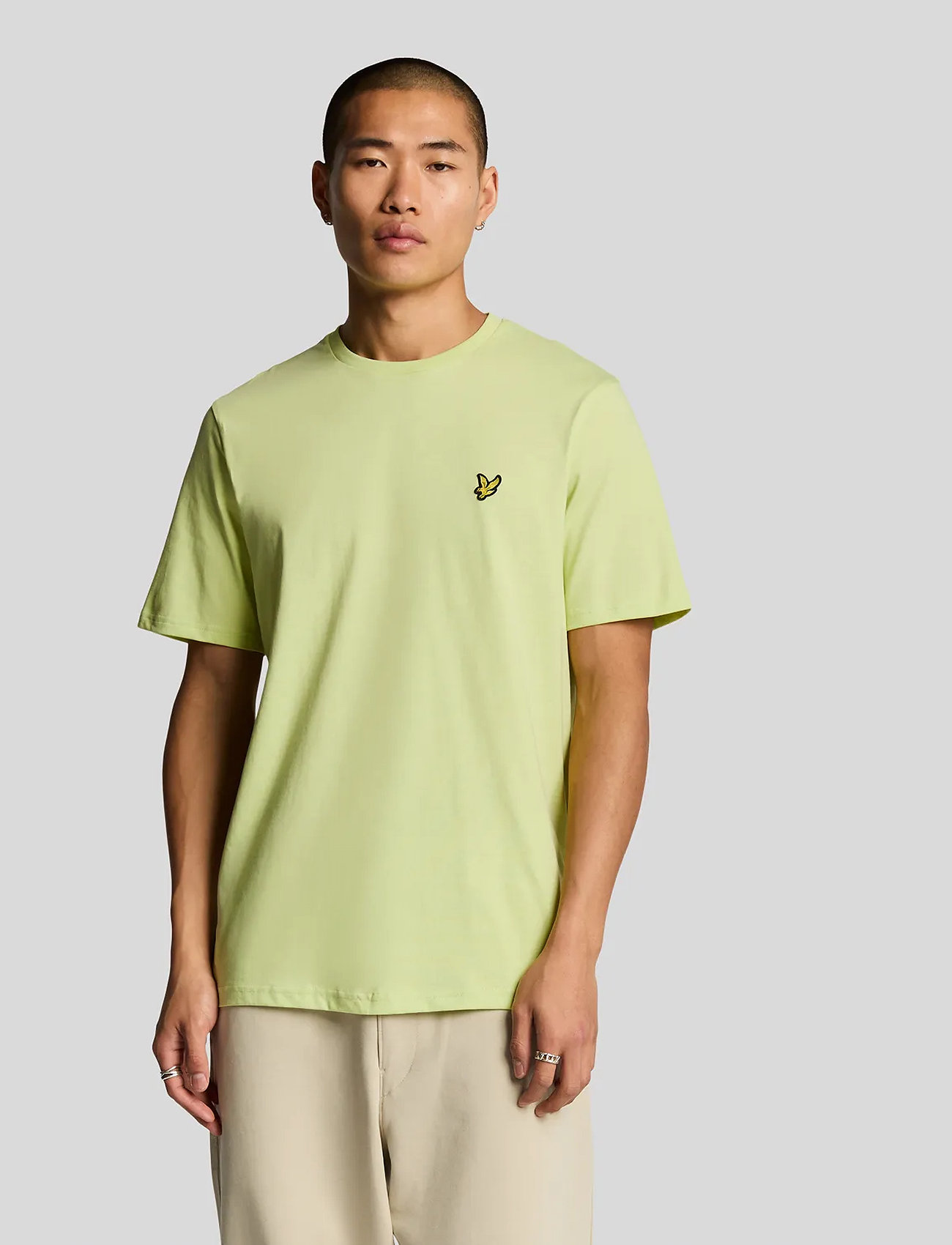 Lyle & Scott Plain T-Shirt, S, Yellow, T-Shirts > Kortærmede, Herre