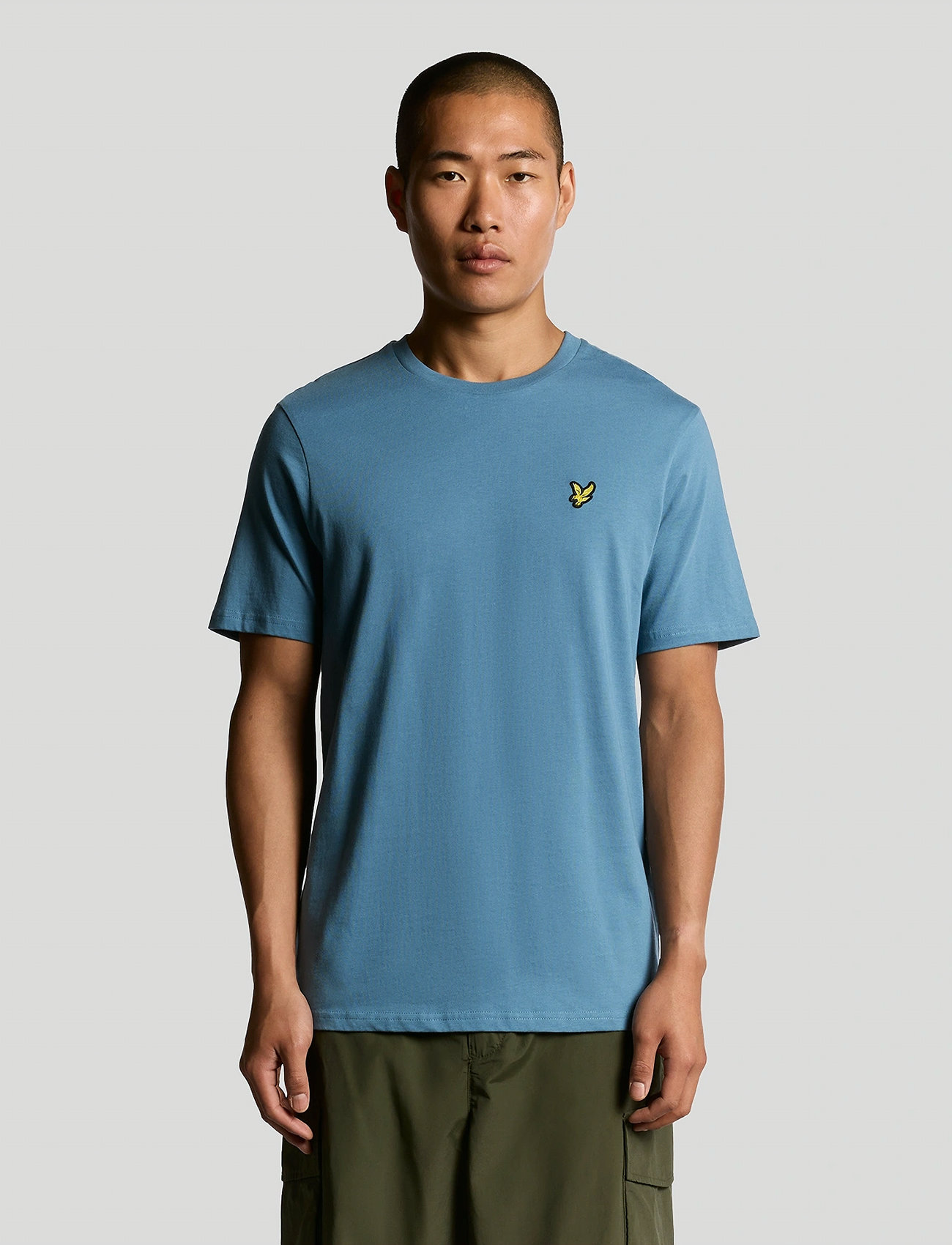 Lyle & Scott Plain T-Shirt, S, Blue, T-Shirts > Kortærmede, Herre