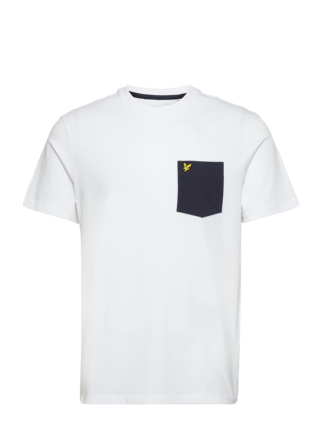 Contrast Pocket T-Shirt White Lyle & Scott 104468