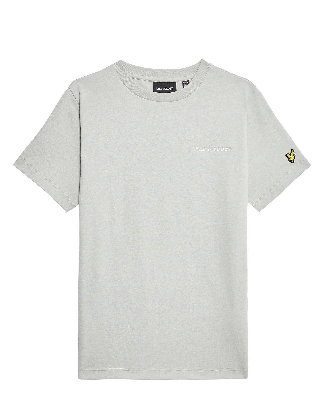 Lyle & Scott Script Embroidered T-Shirt Grå