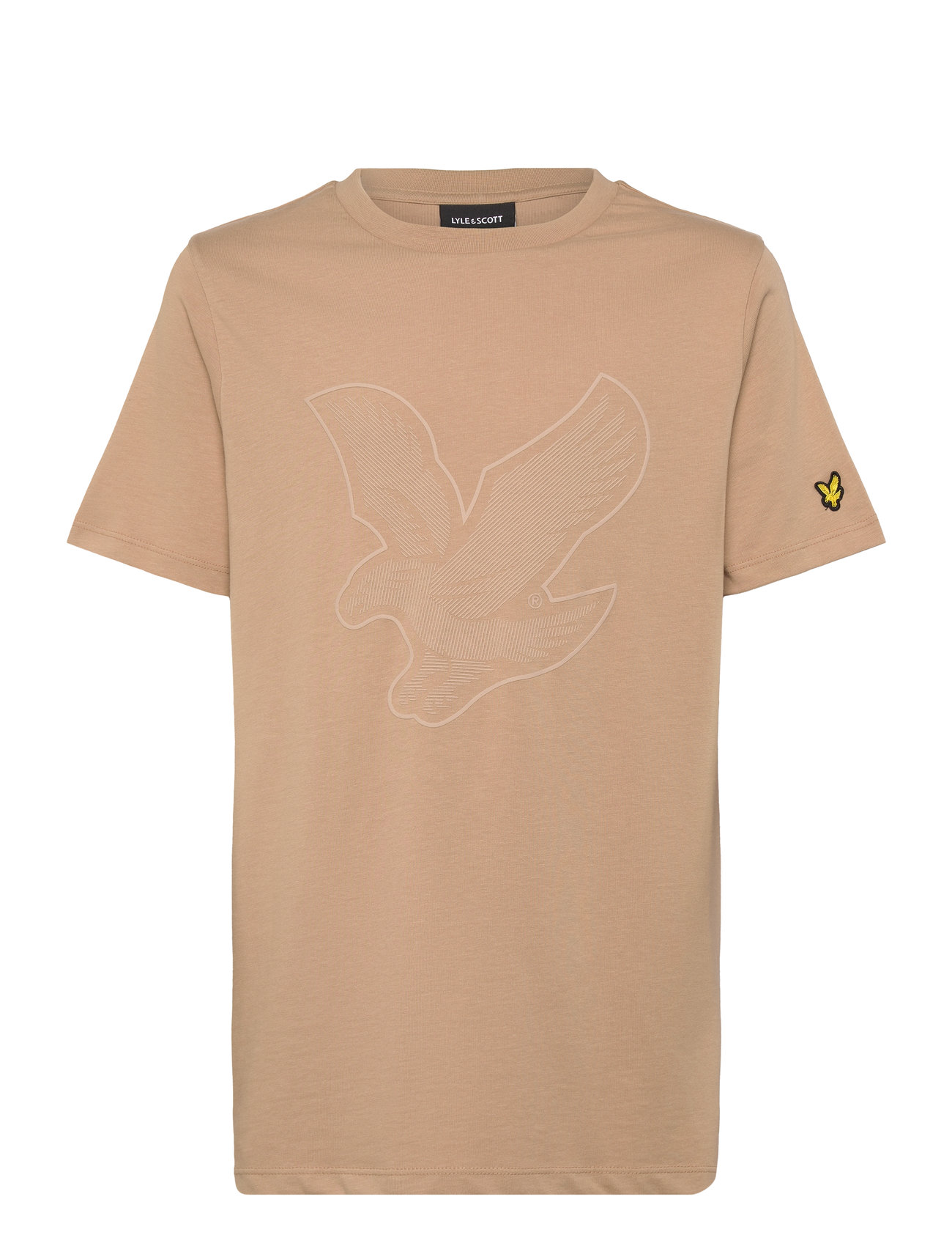 Lyle & Scott Graphic Eagle T-Shirt Beige