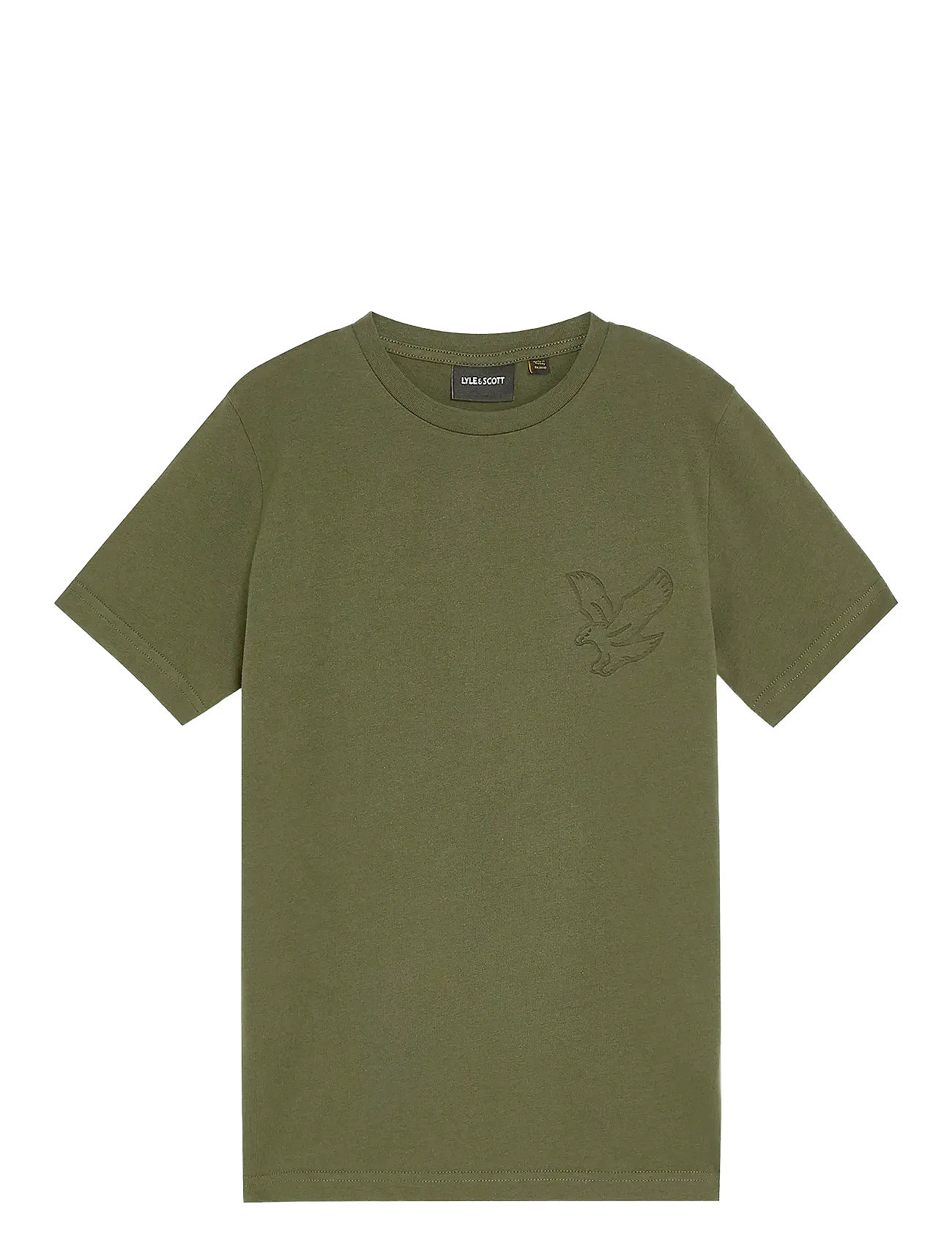 LYLE & SCOTT Embossed Eagle T-Shirt Grün - 122-128 - Kinder