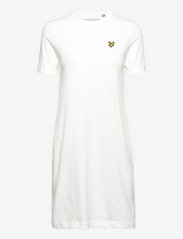 Lyle & Scott - T-shirt Dress - kleitas krekli - white - 0