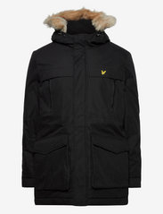 lyle & scott microfleece parka