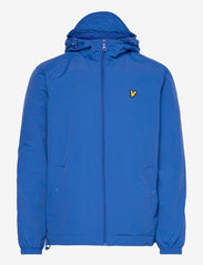 Zip Through Hooded Jacket - BRIGHT BLUE