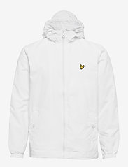 Zip Through Hooded Jacket - WHITE