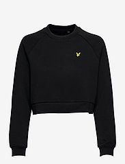 Cropped Sweatshirt - JET BLACK
