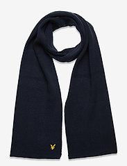 Racked rib scarf - DARK NAVY
