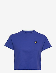 Lyle & Scott - Cropped T-shirt - Īsi topi - electric cobalt - 0
