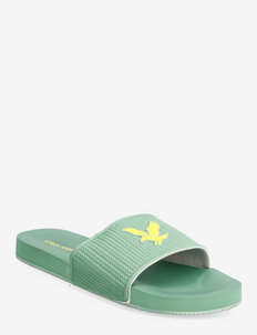 Easy Slide - summer shoes - green glaze