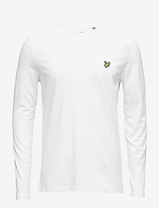 LS Crew Neck T-shirt - perus t-paidat - white