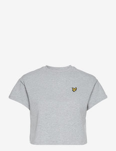 Cropped T-shirt - Īsi topi - light grey marl