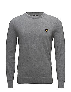 lyle & scott cotton merino crew jumper