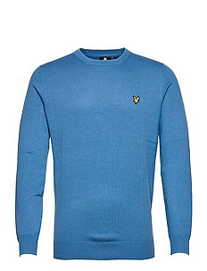 lyle & scott cotton merino crew jumper