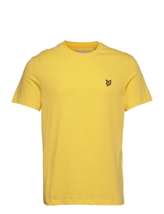 lyle and scott yellow t shirt