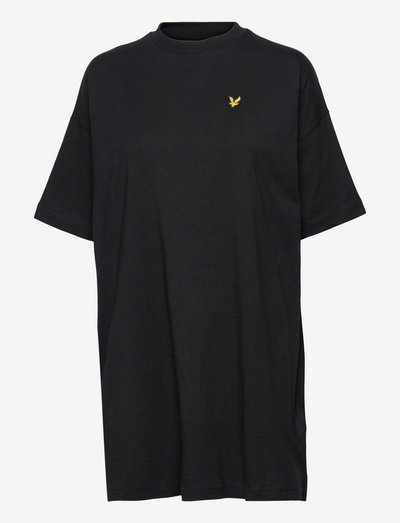 Oversized T-shirt Dress - ikdienas kleitas - jet black