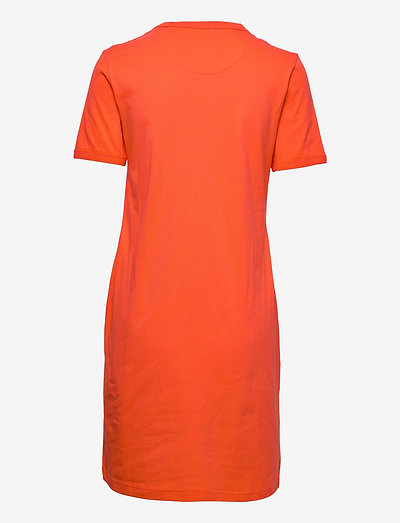 Lyle \u0026 Scott T-shirt Dress (Red Lazer 