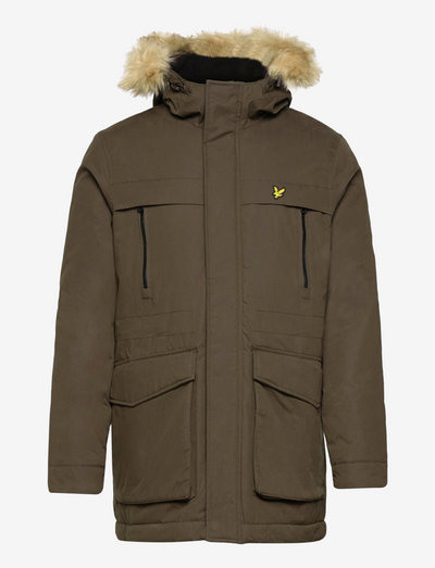Winter Weight Micro Fleece Lined Parka - winter jackets - olive