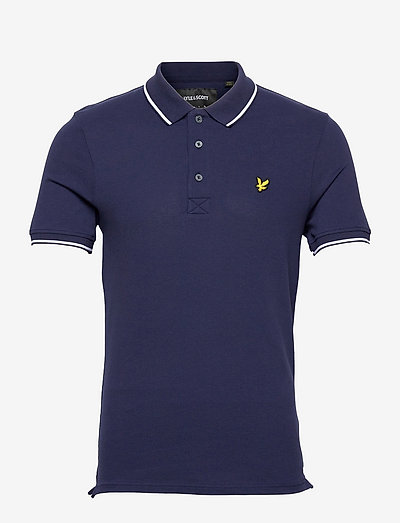 Tipped Polo Shirt - polos à manches courtes - navy/ white