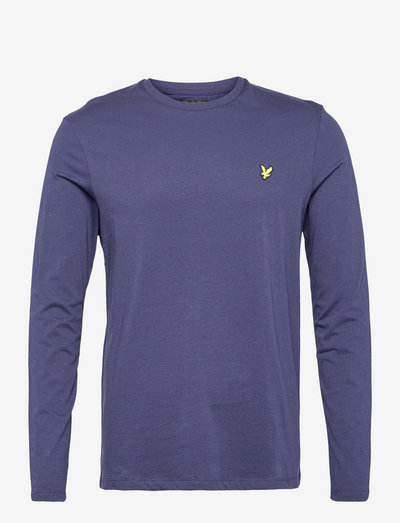 Plain L/S T-Shirt - basic t-shirts - navy