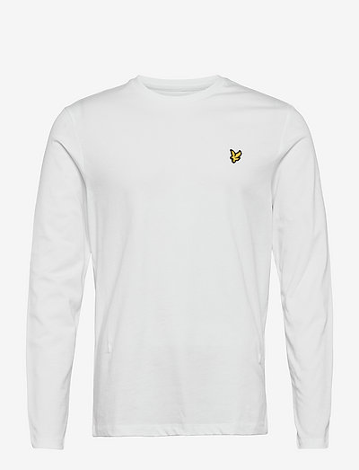 Plain L/S T-Shirt - basic t-shirts - white