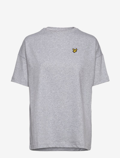 Oversized T-shirt - t-krekli - light grey marl